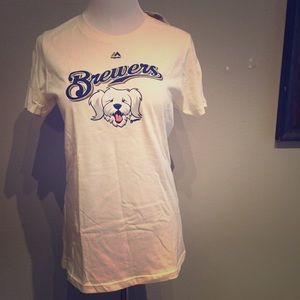 Brewers Baseball Hank K9 NWT Tee
